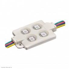 Модуль LED 4w 12v LM5050-4 RGB IP65