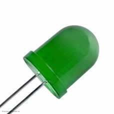 Светодиод № 42 10мм 2,5-3,5v зеленый матовый длинные выводы