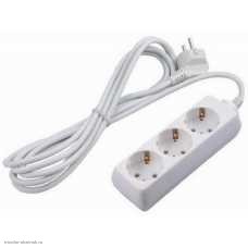 Удлинитель 3x 1.5м с заземлением 16А (3x1.0мм2) IEK