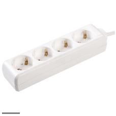 Удлинитель 4x 1.5м с заземлением 16А (3x1.0мм2) IEK