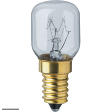 Лампа накаливания E14 15Вт 220В жаропрочная 300С (печи, духовые шкафы и др.)