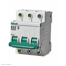 Выключатель автоматический 3-х полюсный 32А 4.5кА (С) DEKraft 11081DEK (ВА-101) (Schneider Electric)