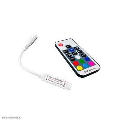 LED RGB контроллер LN-RF17B 5-24v (12A, 17кн) до 20 метров
