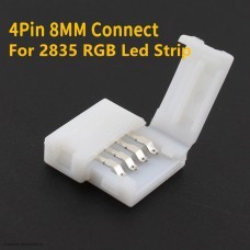 Коннектор соединительный 8мм 4pin для RGB лент I зажимной
