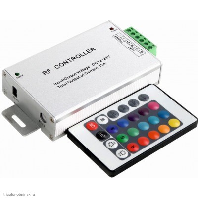 LED RGB-контроллер LN-RF24B 72-144w 12-24v 18a