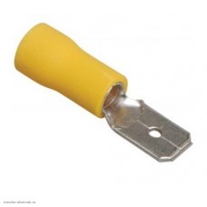 КПИ штекер 6.3мм (4.0-6.0мм2 желтый)