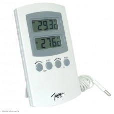 Термометр TM-968 (2 дисплея/комнатно-уличный/память MAX-MIN)