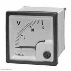 DC вольтметр стрелочный 30V (48х48) RUICHI