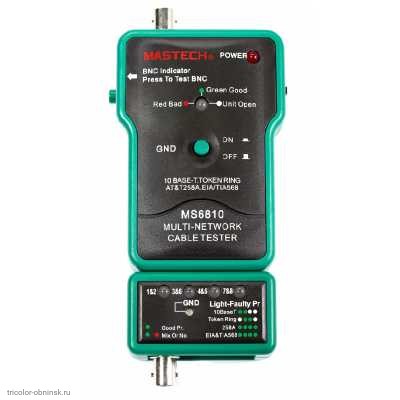 Кабельный тестер MS6810 (BNC/RJ-45)