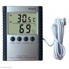Термогигрометр HC520 комнатно-уличный термометр с влажностью