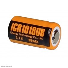 Аккумулятор Li-Ion 10180 ET ICR10180B (2/5R3) 80mAh 3.6V