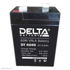 Аккумулятор 4В 4.5Ач (47х70х105) DT4045