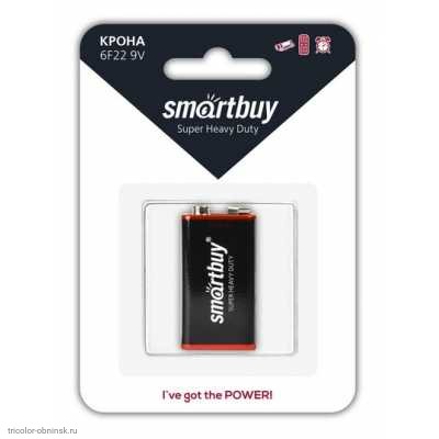 Элемент SmartBuy "Крона" (солевой) 9V