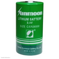 Элемент литиевый 26500 SUNMOON LS26500 LiSOCI2 3.6V