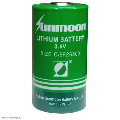 Элемент литиевый 26500 SUNMOON LS26500 LiSOCI2 3.6V