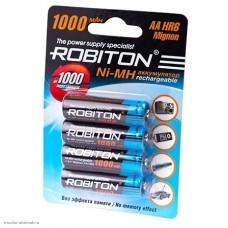 Аккумулятор R6 1000 mAh (Ni-MH) Robiton