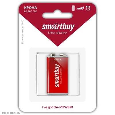 Элемент SmartBuy "Крона" (алкалиновый) 9V
