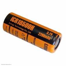 Аккумулятор Li-Ion 18500 ET ICR18500H 2200mAh R=42 mΩ не для шуруповертов