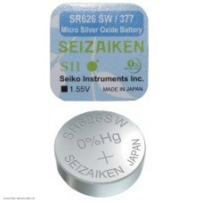 Элемент AG 4 Seizaiken (Seiko) 377 (SR626SW) (6.8x2.6мм) оксид-серебряный