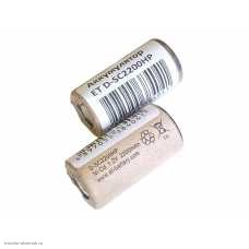 Технологический аккумулятор 1/0 SC 2200 mAh 23*43мм 1.2V Ni-MH R= 8 mΩ высокотоковый в картоне ET
