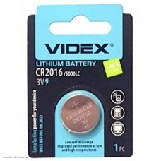 Элемент Videx CR2016 (литиевый)