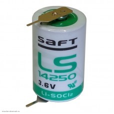 Элемент литиевый 14250 1/2 R6 2 ножки SAFT LS14250 2PF LiSOCI2 3.6V