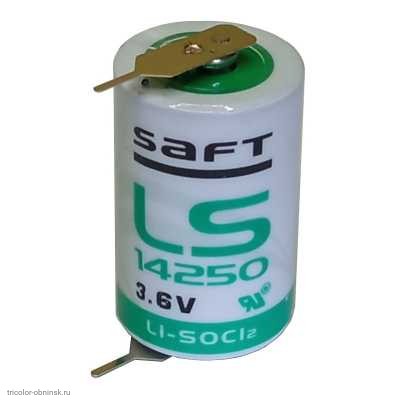 Элемент литиевый 14250 1/2 R6 2 ножки SAFT LS14250 2PF LiSOCI2 3.6V