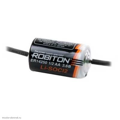 Элемент литиевый 14250 1/2 R6 с выводами Robiton