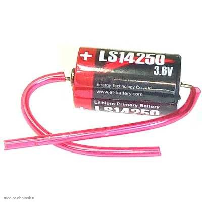 Элемент литиевый 14250 1/2 R6 с выводами ET LS14250 LiSOCI2 3.6V