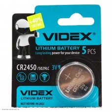 Элемент Videx CR2450 (литиевый)