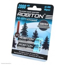 Аккумулятор R6 2000 mAh (Ni-MH) Robiton