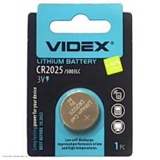 Элемент Videx CR2025 (литиевый)
