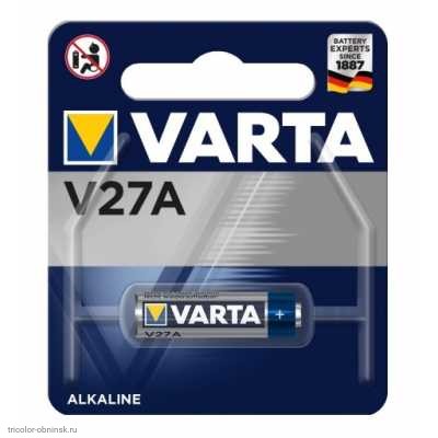 Элемент Varta A27 (E27A) (алкалиновый) 12V