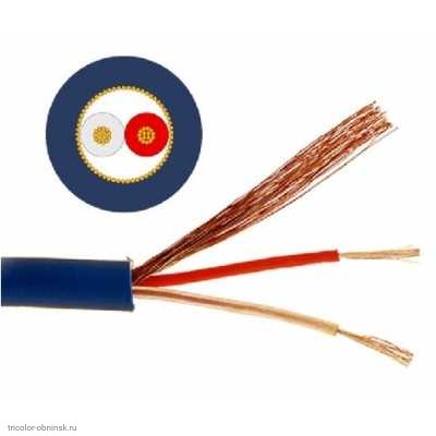 Микрофонный кабель LCM-10 BL (6.5мм/2 жилы/1 экран/синий)