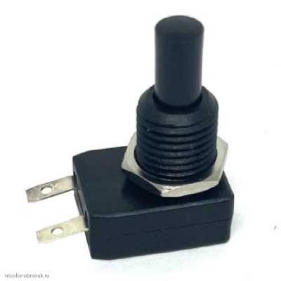 Кнопка ON-OFF 2pin PBS-104 с фиксацией 2A 250V для настольных ламп