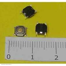 Кнопка тактовая smd №08. E1187 4x4x1,5