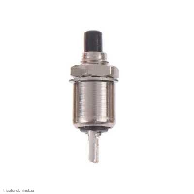 КнопкаМ5 на 2 положения на замыкание 2 pin 250V 1А без подсветки черный