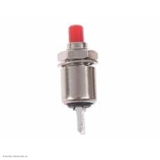 КнопкаМ5 на 2 положения на замыкание 2 pin 250V 1А без подсветки красный