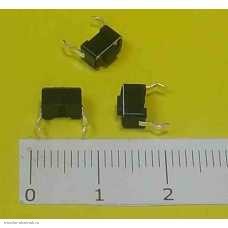 Кнопка тактовая smd 6х3х05.0 [чёрный] №1,1