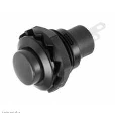 Кнопка М12 на 2 положения с фиксацией 2 pin 250V 2А без подсветки черный