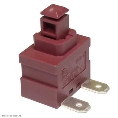 Кнопка ON-OFF 4pin SC-7097 L с фиксацией 16A 250V для пылесоса