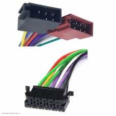 JVC 75R гнездо 11pin переходник на Евро штекер 2*8