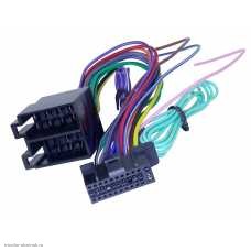 KENWOOD 2009 гнездо 1cm*3cm переходник на Евро штекер 2*8