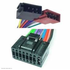 JVC 3R / KENWOOD 256 гнездо 16pin переходник на Евро штекер 2*8