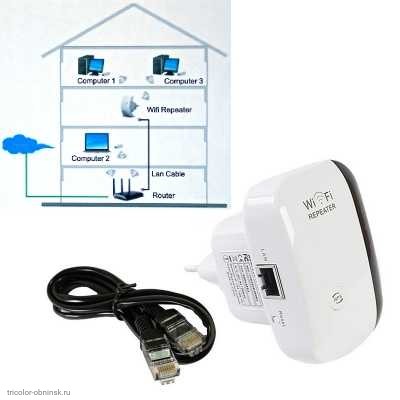 Wi-Fi усилитель/точка доступа LV-WR03 300Мбит/с