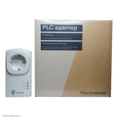PLC-адаптер RP-501-1 500 Мбит/с  (комплект 2 шт. с Ethernet кабелем)