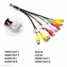 ANDROID разъем SPH 2.0 12pin передник -> 6 RCA вариант B