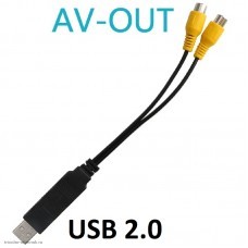 ANDROID V4.4-11.0 адаптер USB->RCA CVBS для дополнительных мониторов в подголовниках