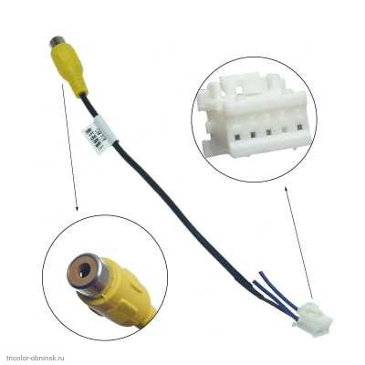 ANDROID разъем SPH 2.0 10pin переходник -> RCA для камеры заднего вида