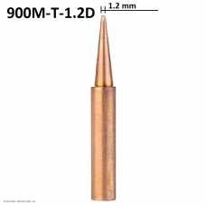 Жало паяльника Element-900M-T- 1.2D медное два скоса